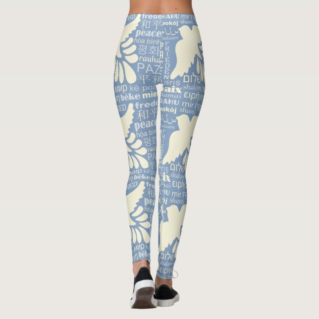 FRIEDEN in vielen Sprachen - Leggings für benutzer (Rückseite)