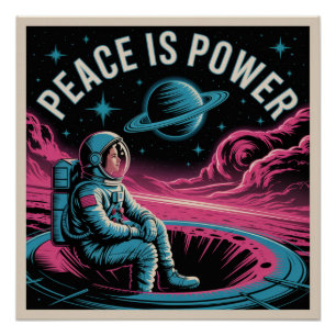 Frieden ist Macht Poster