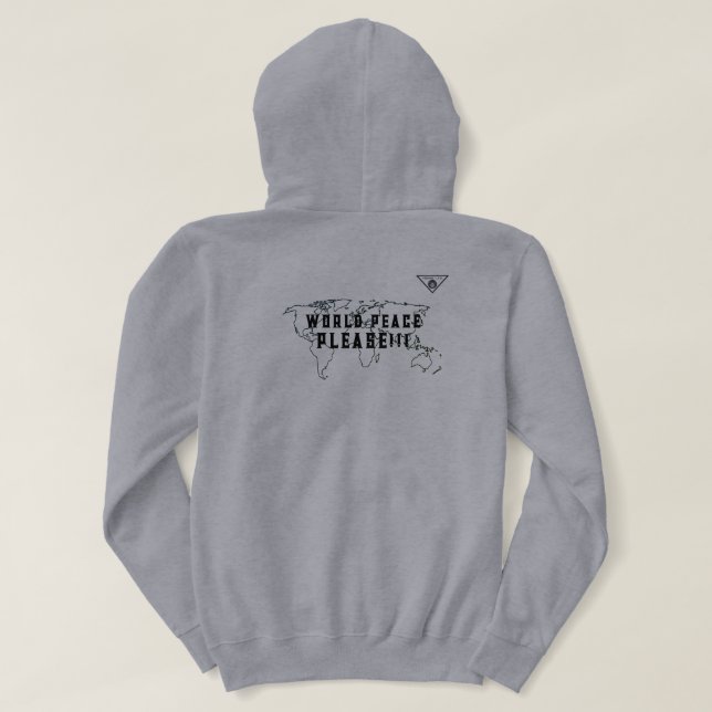 FRIEDEN (IWWN) ln Hoodie (Design Rückseite)