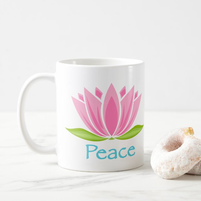 Frieden Kaffeetasse (Mit Donut)