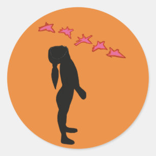 Frieden, kein klassischer Rundaufkleber mehr, glän Runder Aufkleber