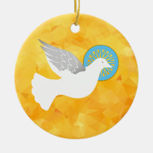 Frieden Keramik Ornament