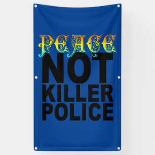 FRIEDEN KÖNNEN POLITIK NICHT ABSCHLIESSEN BANNER