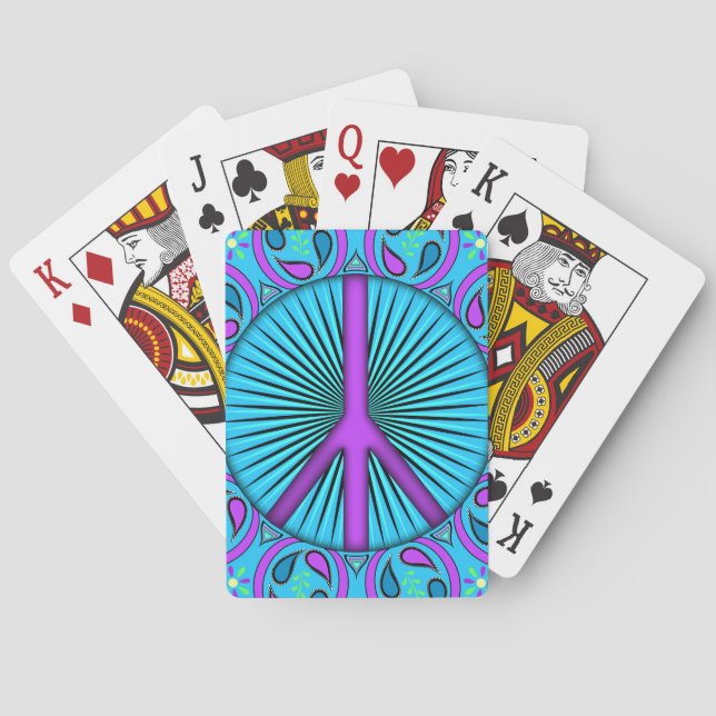 Frieden ~ Leaf Spielkarten (Rückseite)