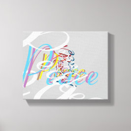 Frieden Leinwanddruck