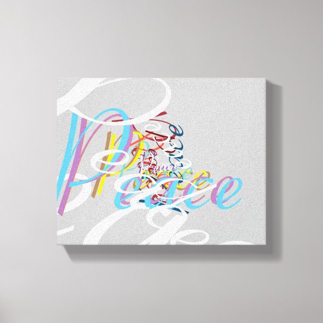 Frieden Leinwanddruck (Vorderseite)