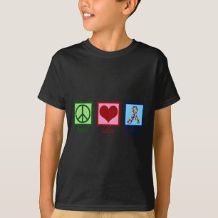Frieden Liebe Autismus Puzzle-Bewusstsein Autistis T-Shirt