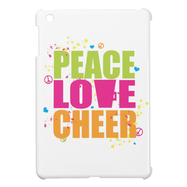 Frieden, Liebe, Beifall iPad Minifall Mini Hülle (Hinten)