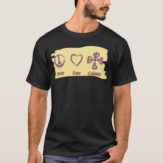 Frieden - Liebe - Calontir T-Shirt (Vorderseite)