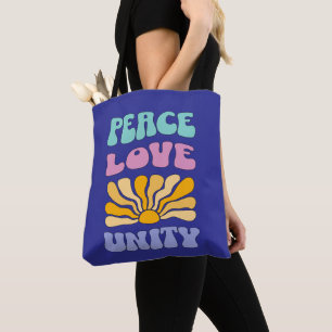 Frieden Liebe Einheit Tasche