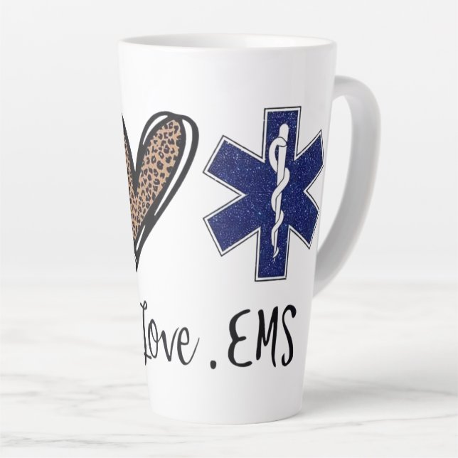 Frieden - Liebe - EMS Milchtasse (Rechte Ecke)