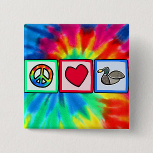 Frieden, Liebe, Enten Button
