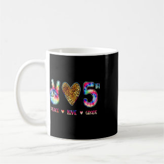 Frieden Liebe Fünfte Klasse Squad Ck Zur Schule Ge Kaffeetasse