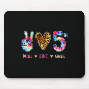 Frieden Liebe Fünfte Klasse Trupp Zurück zur Schul Mousepad