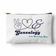 Frieden, Liebe & Genealogie - kleine Tasche