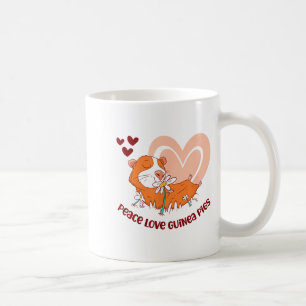 Frieden Liebe Guinea Gs Lustige Aussage Für Guinea Kaffeetasse