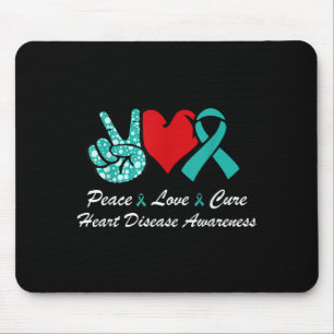 Frieden Liebe Heilung Herzkrankheit Bewusstsein Ch Mousepad