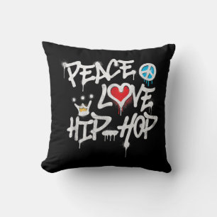 Frieden Liebe Hip Hop Tanz Kissen