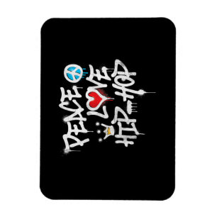 Frieden Liebe Hip Hop Tanz Magnet
