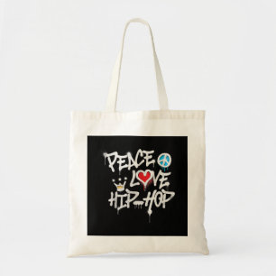 Frieden Liebe Hip Hop Tanz Tragetasche