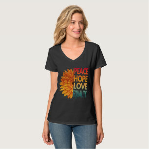 FRIEDEN LIEBE HOFFNUNG GLEICHHEIT T-Shirt