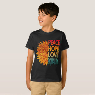 FRIEDEN LIEBE HOFFNUNG GLEICHHEIT T-Shirt