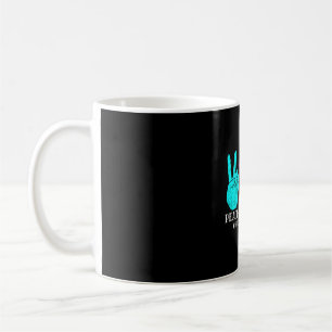 Frieden Liebe Hoffnung glücklich Prävention Bewuss Kaffeetasse