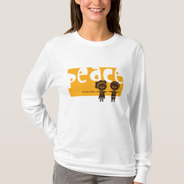 Frieden - Liebe kennt keine Grenzen T-Shirt (Vorderseite)