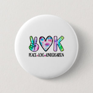 Frieden Liebe Kindergarten Erster Schultag Team T Button