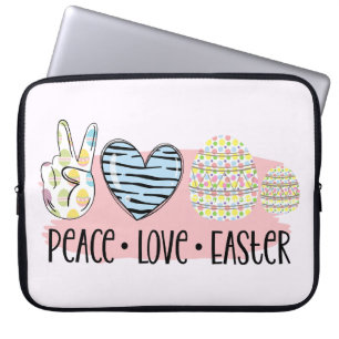 Frieden Liebe Ostern Laptopschutzhülle