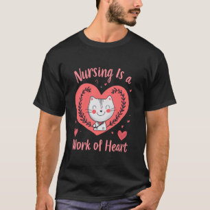 Frieden Liebe Pflege Ist Eine Herzensangelegenheit T-Shirt
