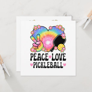 Frieden Liebe Pickleball Einladung