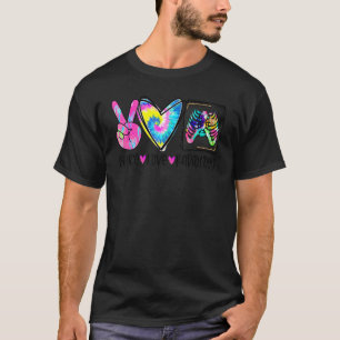 Frieden Liebe Radiologie Bunt Röntgenassistentin R T-Shirt