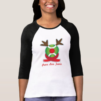 Frieden, Liebe, Tennis durch tennisordie.com T-Shirt