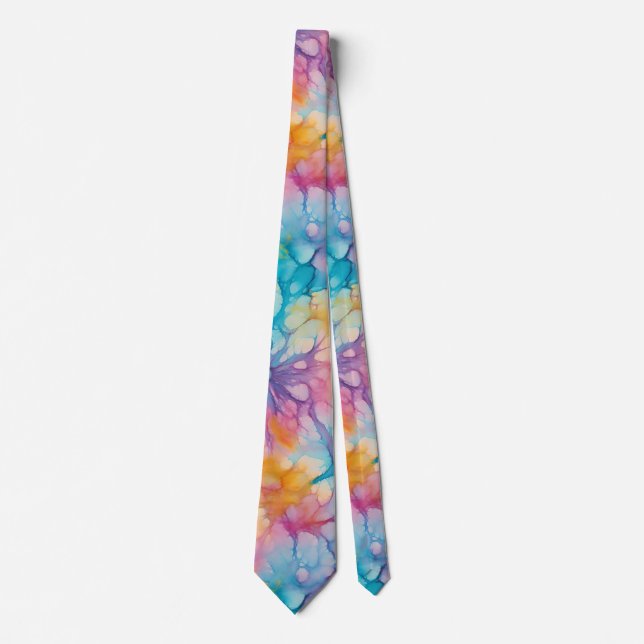 Frieden Liebe Tie-Dye Krawatte (Vorderseite)