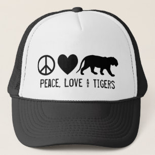 Frieden, Liebe & Tiger Truckerkappe