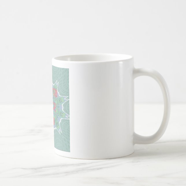 Frieden, Liebe und afrikanische Presse Kaffeetasse (Rechts)