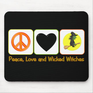 Frieden, Liebe und böse Hexen Mousepad