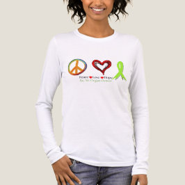 Frieden Liebe und Hoffnung Transplantationschirurg Tri-Blend Shirt