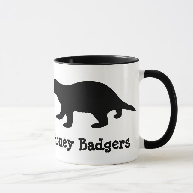 Frieden, Liebe und Honey Badgers Tasse (Rechts)