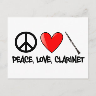 Frieden, Liebe und Klarheit Postkarte