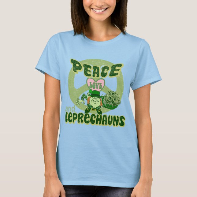 Frieden Liebe und Kobolde! T-Shirt (Vorderseite)
