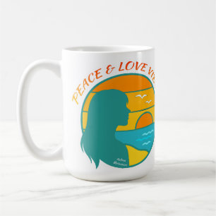 Frieden & Liebe Vibes Kaffeetasse