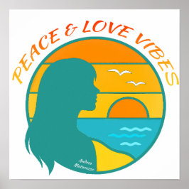 Frieden & Liebe Vibes Poster