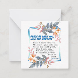 Frieden mit dir mitteilungskarte