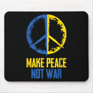 Frieden nicht Krieg Ukraine ukrainische Flaggenang Mousepad