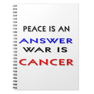 Frieden Notizblock