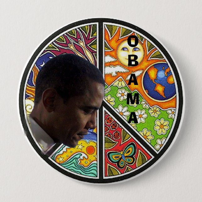 FRIEDEN OBAMA BUTTON (Vorderseite)