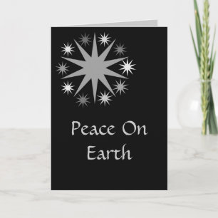 Frieden OnEarth Feiertagskarte
