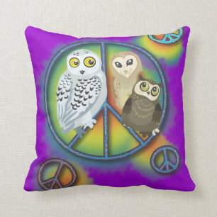 Frieden Owl~pillow Kissen